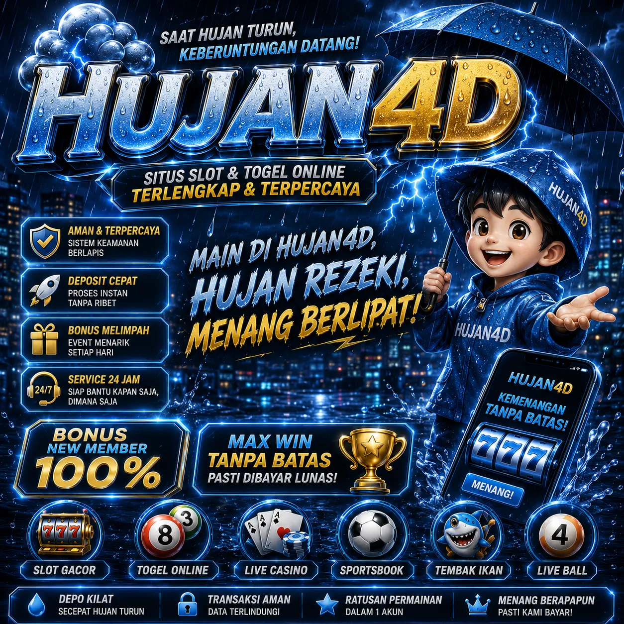HUJAN4D Banner
